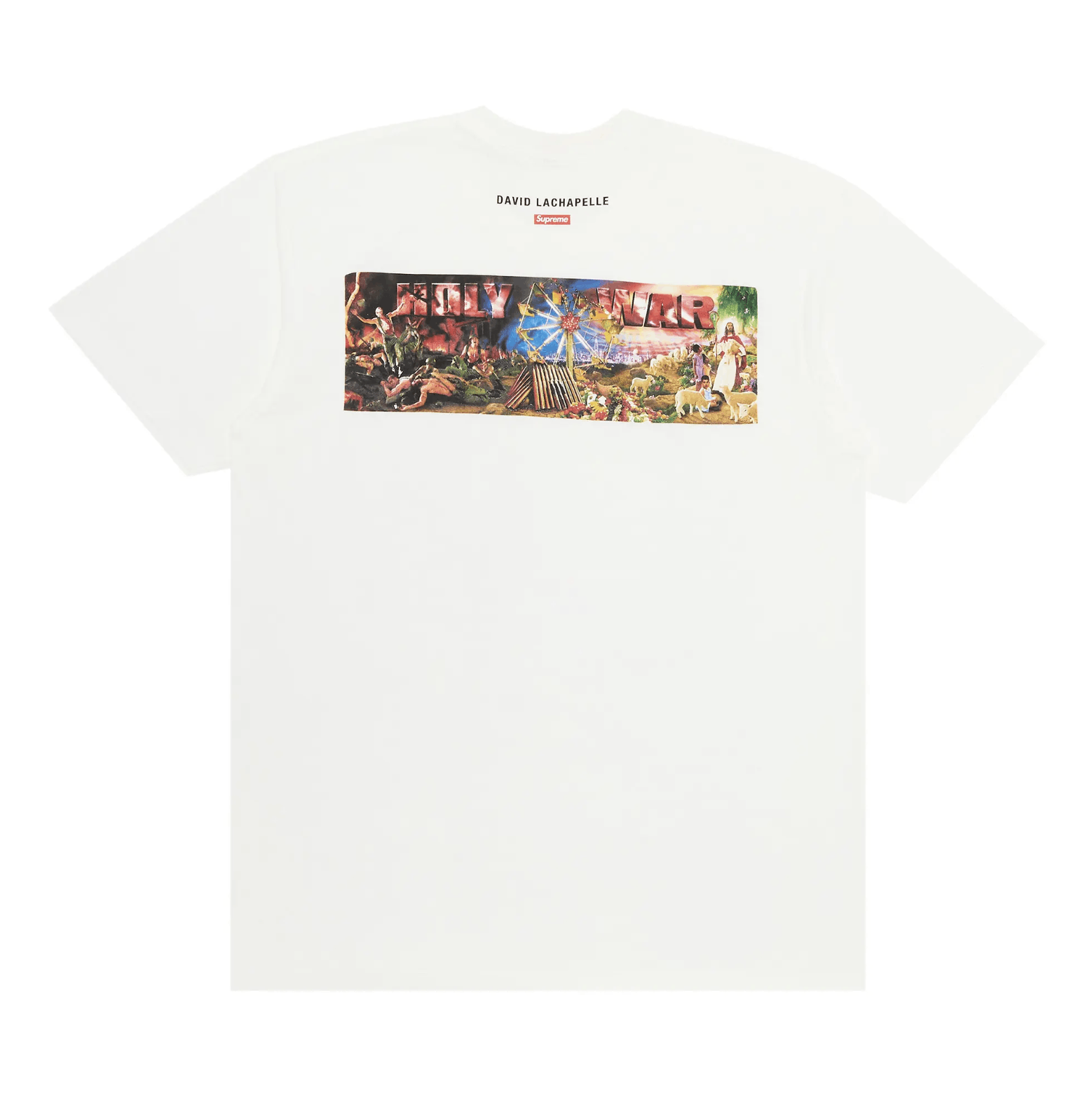 Supreme Supreme Holy War Tee in White Size US M / EU 48-50 / 2 - 2 Thumbnail