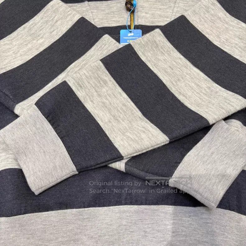 Louis Vuitton Louis Vuitton Striped zip coat collar monogrammed Logo pri Size US L / EU 52-54 / 3 - 6 Thumbnail
