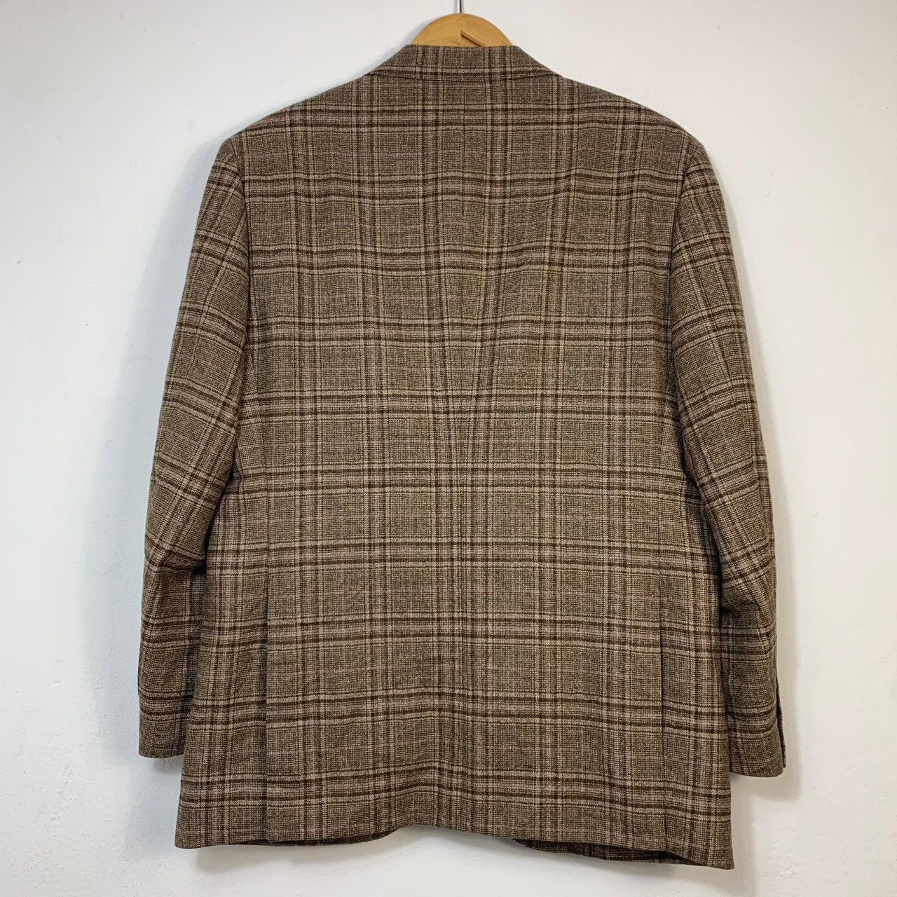 Loro Piana Hickey Freeman x Loro Piana Zelander Dream Wool Plaid Blazer Size 38R - 2 Thumbnail