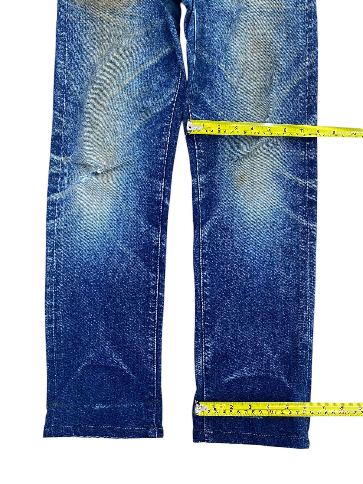 Uniqlo Uniqlo Whiskers Faded Wash Style Loose Jeans Size US 30 / EU 46 - 8 Thumbnail