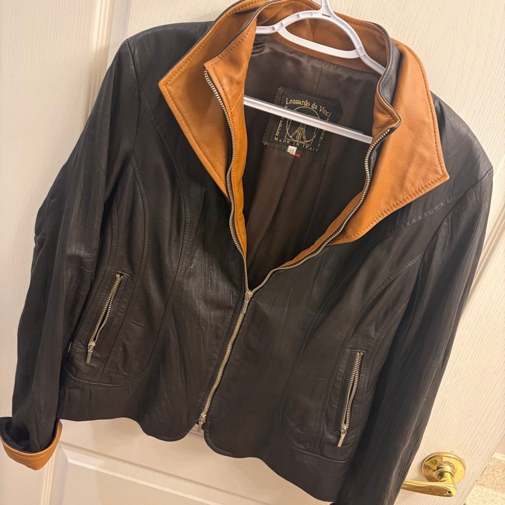 Pelle Pelle × Rick Owens Pelle Pelle type Leonardo da Vinci Leather Jacket size S Size US S / EU 44-46 / 1 - 1 Thumbnail