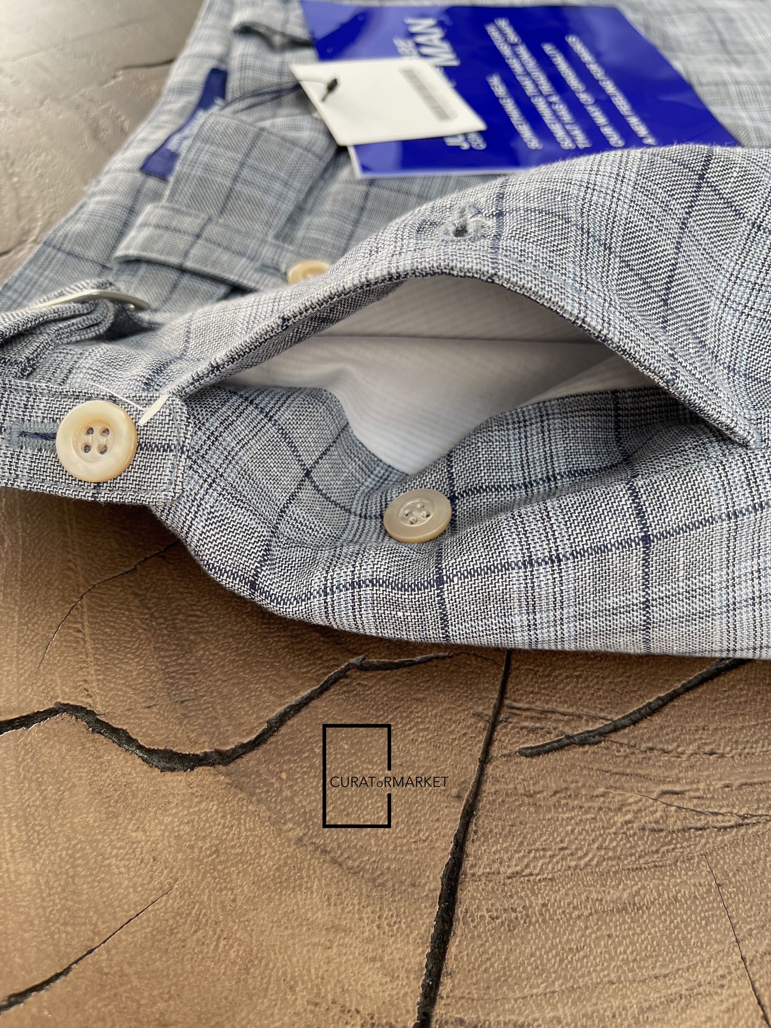Junya Watanabe Sz M RARE Runway Linen Gingham Hidden Buckle Shorts SS17 Size US 30 / EU 46 - 3 Thumbnail