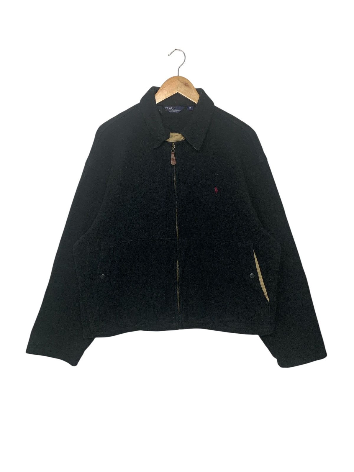 Polo Ralph Lauren × Vintage Vintage 90's Polo Ralph Lauren Small Logo Fleece Zipper Down Size US M / EU 48-50 / 2 - 1 Thumbnail