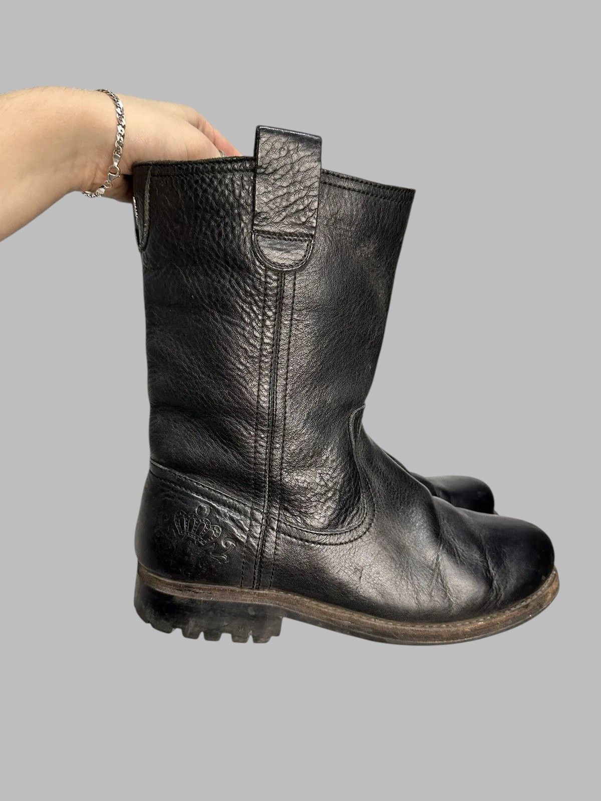 If Six Was Nine AS98 Japan Style RRL Western Leather Boots Ralph Lauren Size US 7 / EU 40 - 1 Thumbnail