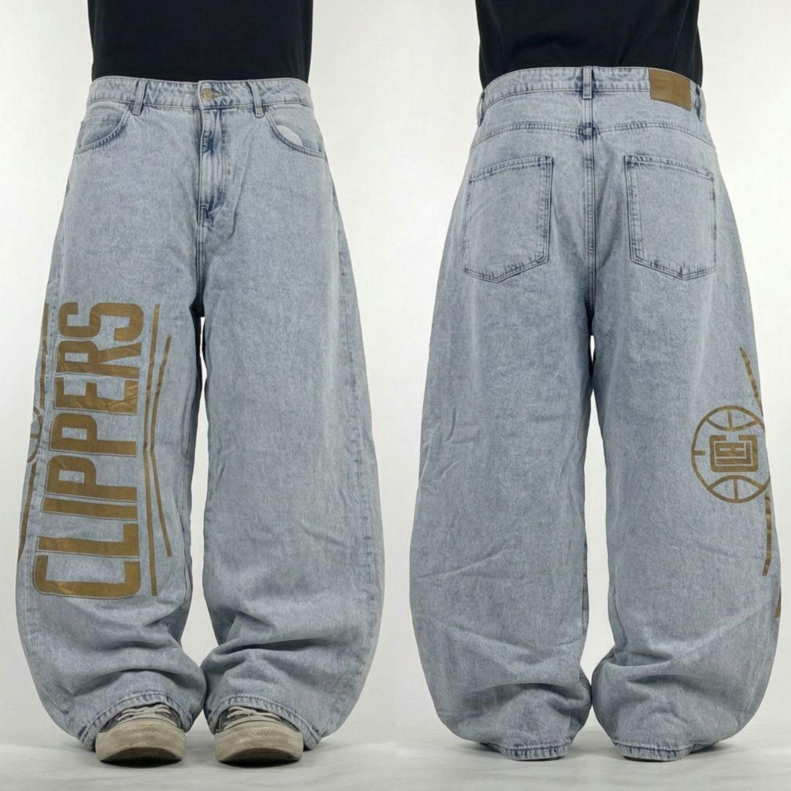 Vintage Vintage Y2K/2000s Super Baggy JNCO Style Ripped Streetwear