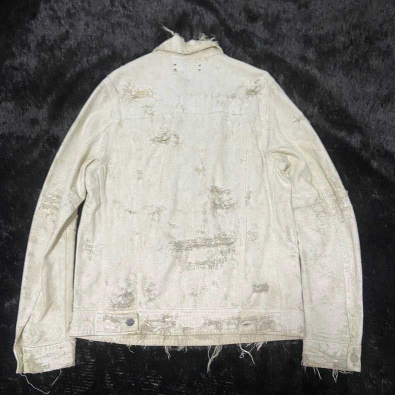 Amiri Amiri White oil-stained jacket 2502-Nextarrow Size US S / EU 44-46 / 1 - 2 Thumbnail