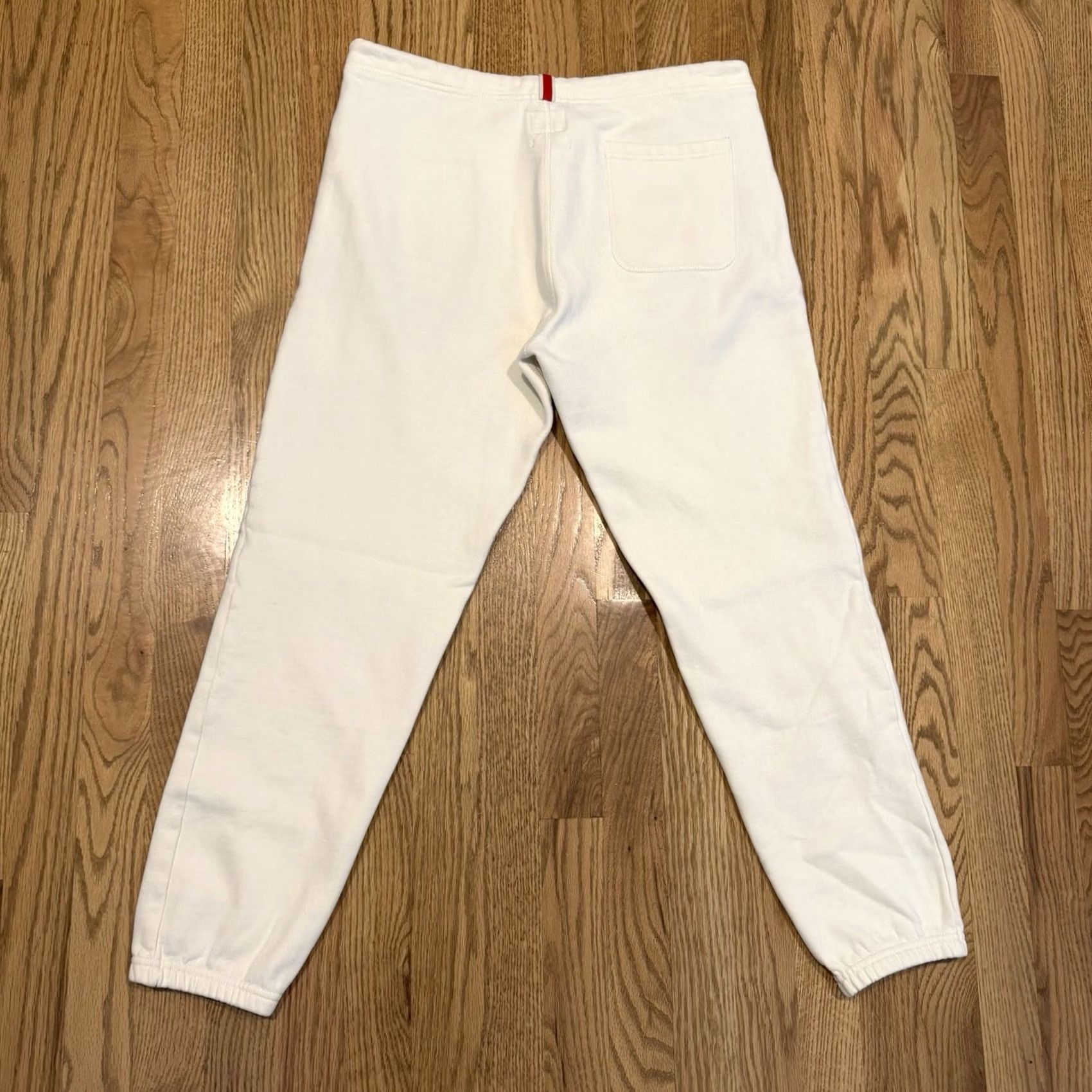 Vintage Tracksmith Pants Men’s Small Trackhouse Joggers Sweatpants Drawstring White Size US 29 - 2 Thumbnail