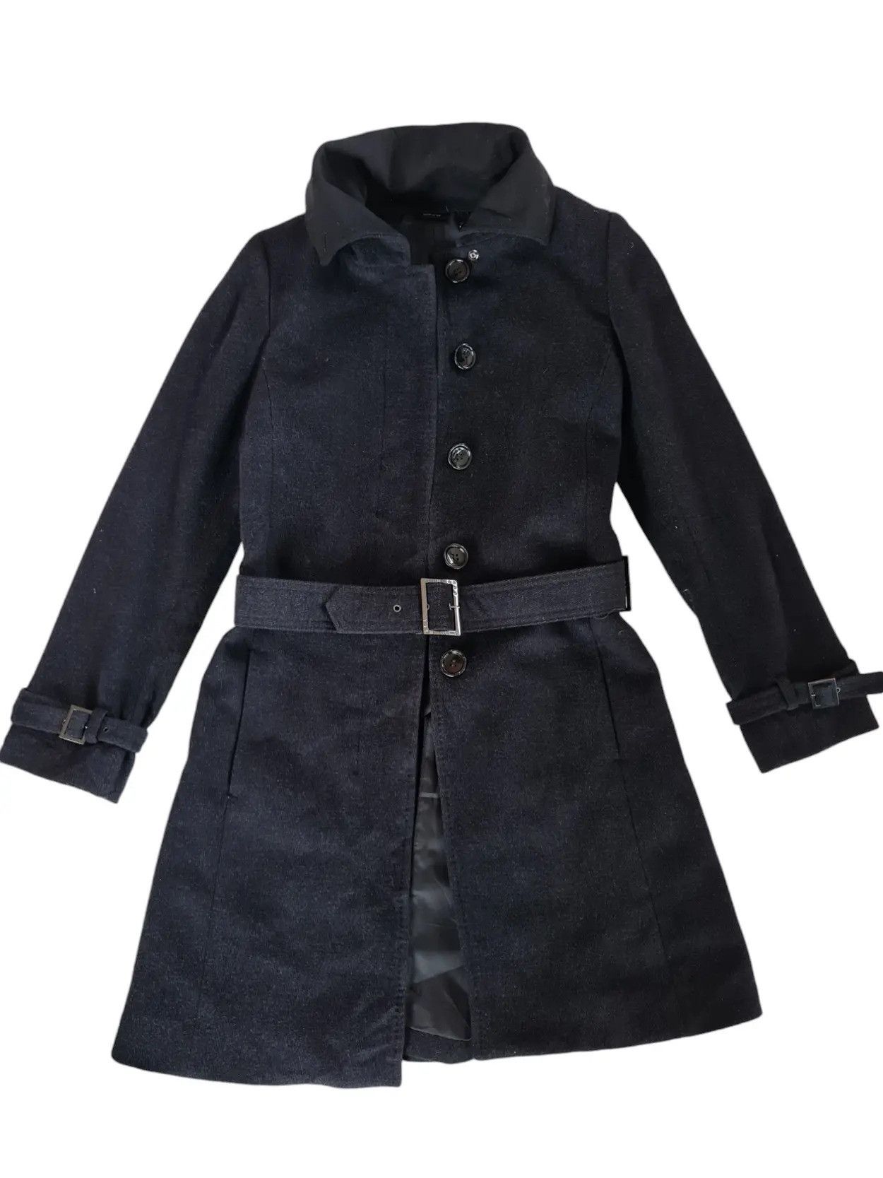 Comme Ca Ism Comme Ca Ism Wool Long Jacket Belt Strap Size M / US 6-8 / IT 42-44 - 3 Thumbnail