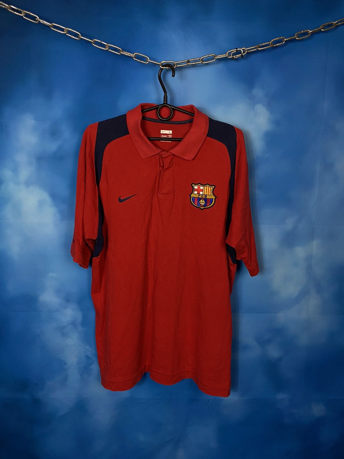 Nike 🔥NIKE BARSELONA VINTAGE JERSEY Size US L / EU 52-54 / 3 - 1 Thumbnail