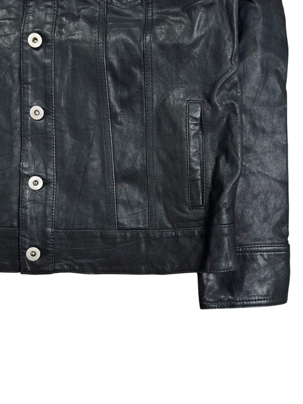 JACKROSE Archive Collars - Skull Button Western Leather Jacket Size US M / EU 48-50 / 2 - 7 Thumbnail