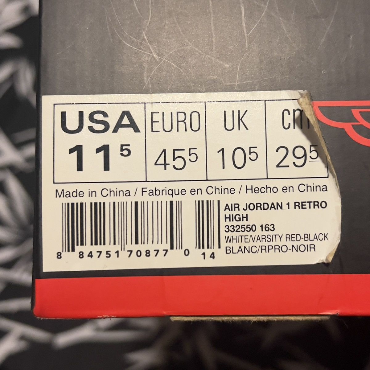 Jordan Brand Jordan 1 Retro “Chicago” (2013) Size US 11.5 / EU 44-45 - 12 Thumbnail