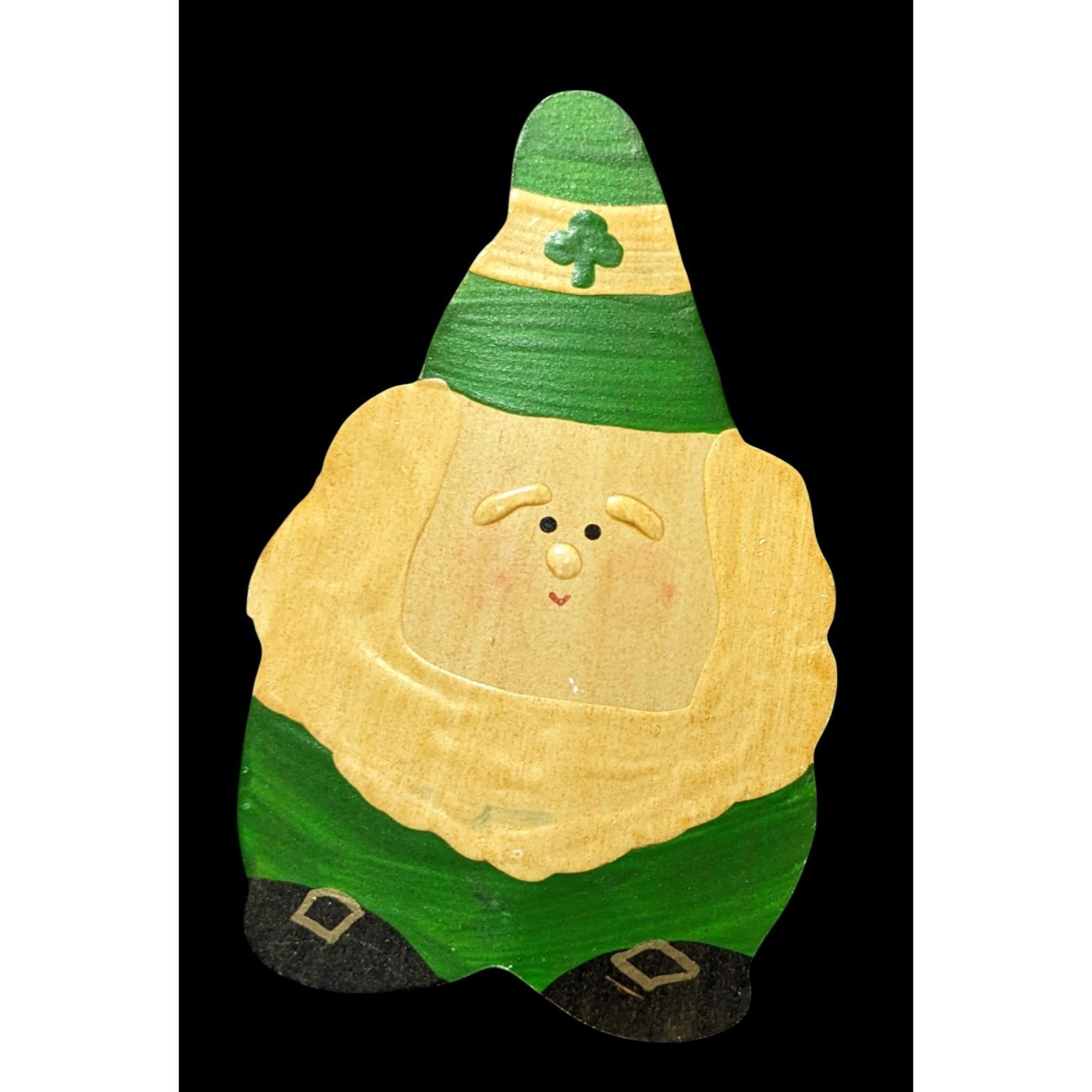 Other Vintage Handmade Green Leprechaun Brooch Size ONE SIZE - 2 Thumbnail