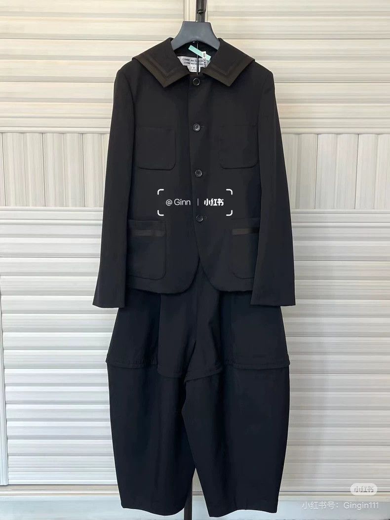Comme des Garcons Comme Des Garcons Navy collar suit Size XS / US 0-2 / IT 36-38 - 1 Thumbnail
