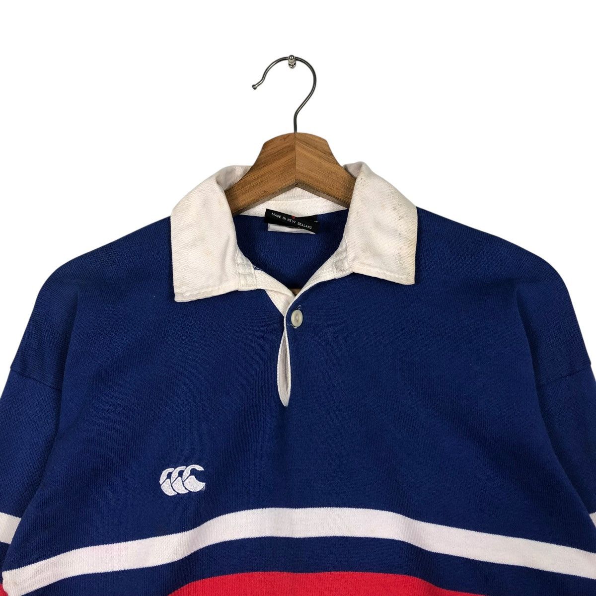 Canterbury of New Zealand 🔥VINTAGE RUGBY COLLAR LONG SLEEVE CANTERBURY OF NEW ZEALAND Size US S / EU 44-46 / 1 - 10 Thumbnail