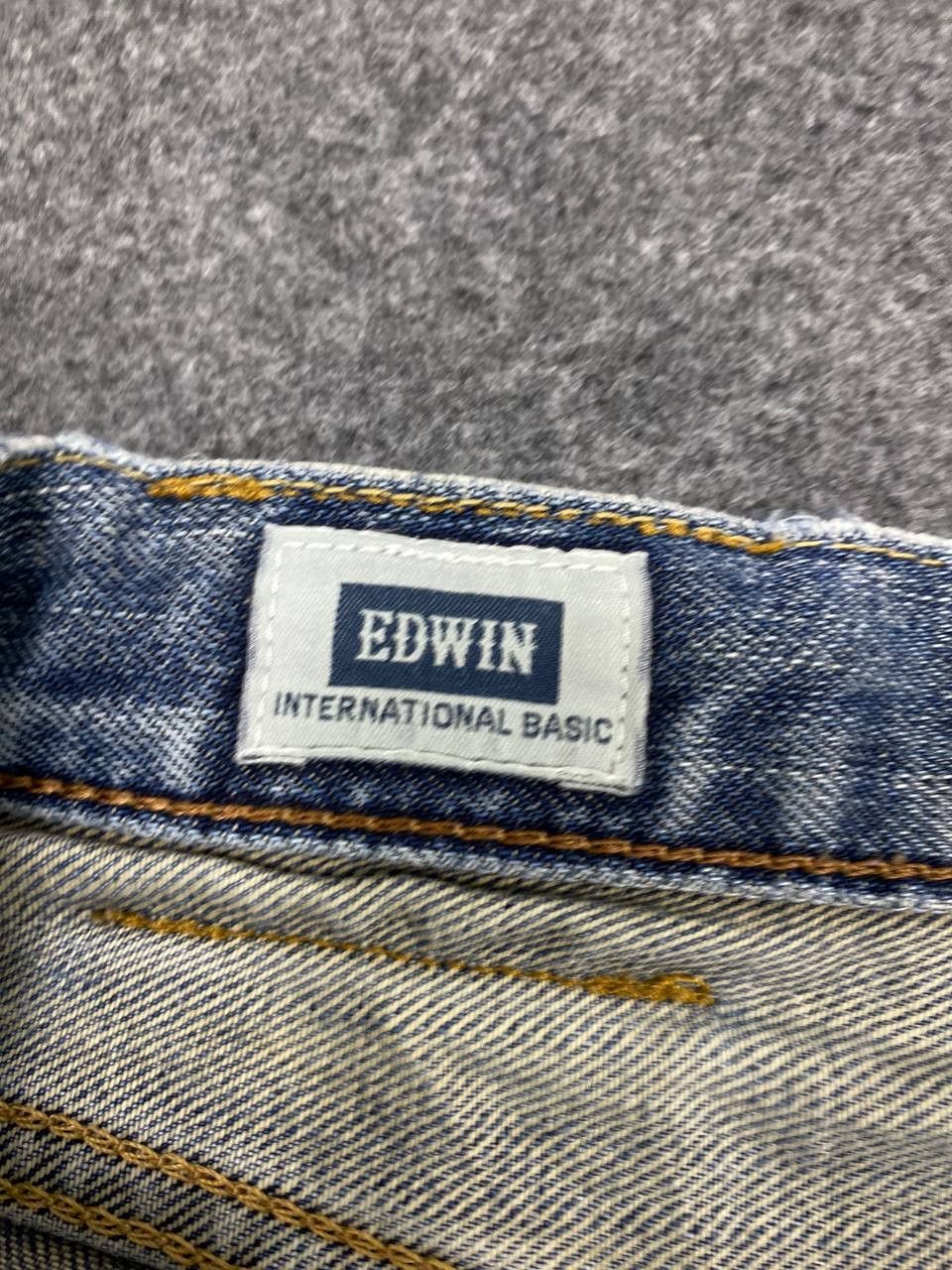 Edwin vintage edwin japan distressed reworked denim nice design Size US 38 / EU 54 - 15 Thumbnail