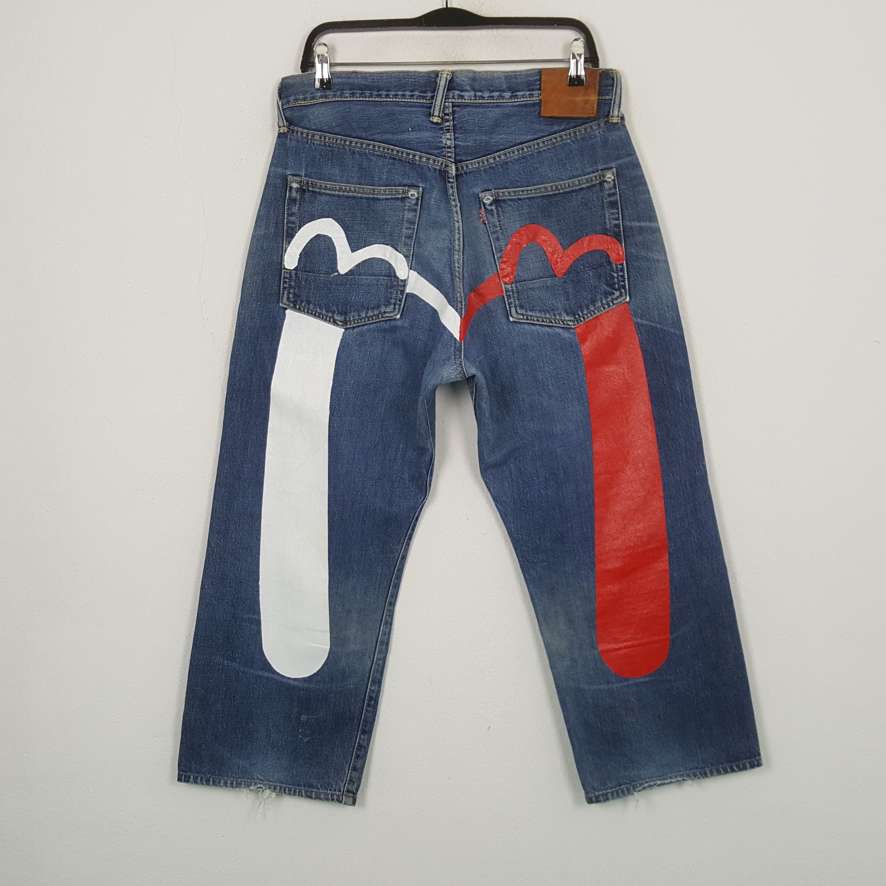 Evisu Evisu Japanese Brand Streetwear Custom Daicock Jeans RR28 Size US 32 / EU 48 - 1 Thumbnail