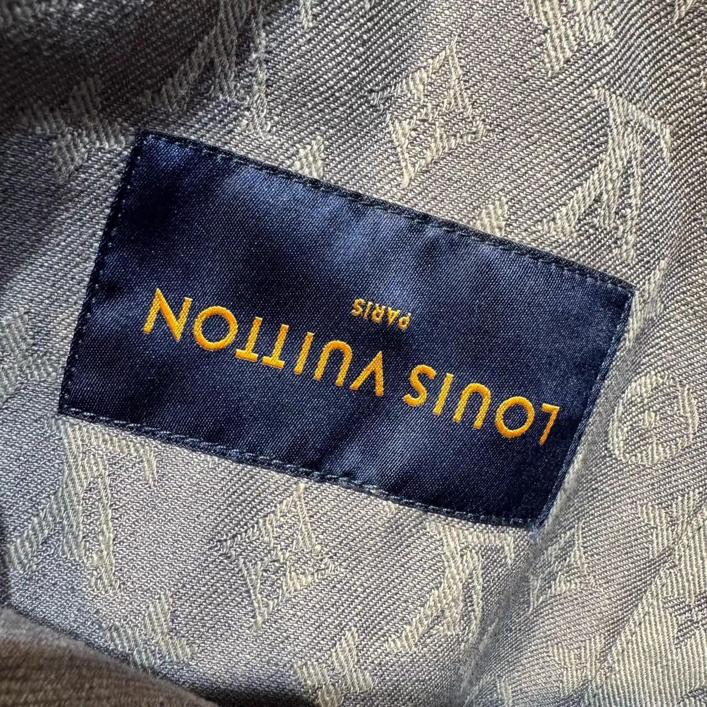 Louis Vuitton LV Gray Monogram Denim Jacket Size 50 New Size US M / EU 48-50 / 2 - 3 Thumbnail