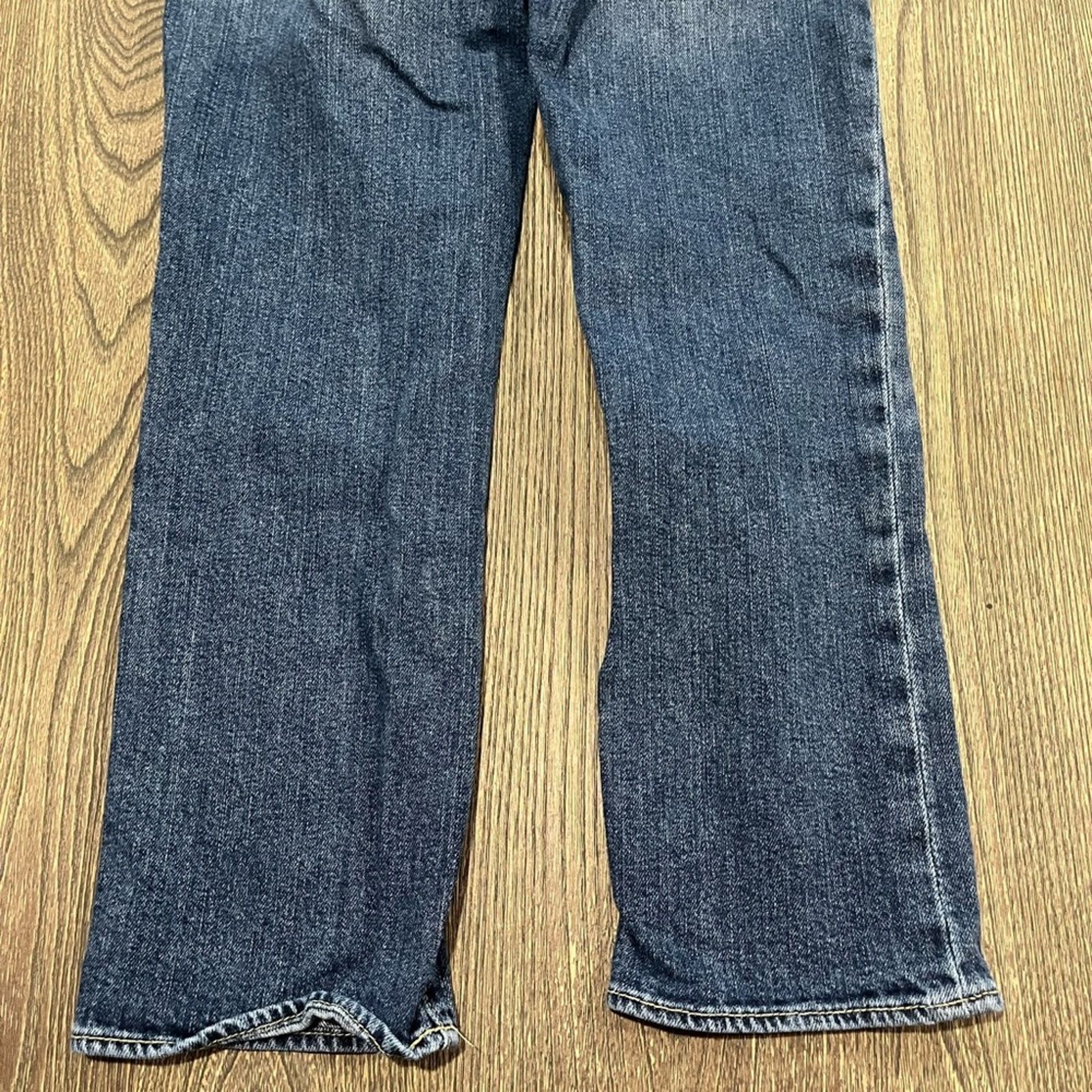 American Eagle Outfitters American Eagle Artist Jeans Straight Leg Low Rise Stretch 2 Size 26" / US 2 / IT 38 - 12 Thumbnail