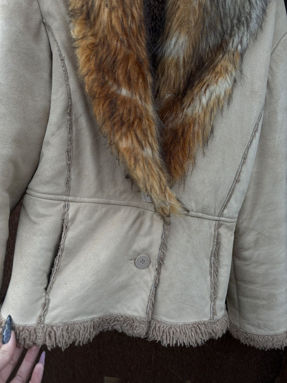 Vintage warm suede jacket with fur Size M / US 6-8 / IT 42-44 - 5 Thumbnail