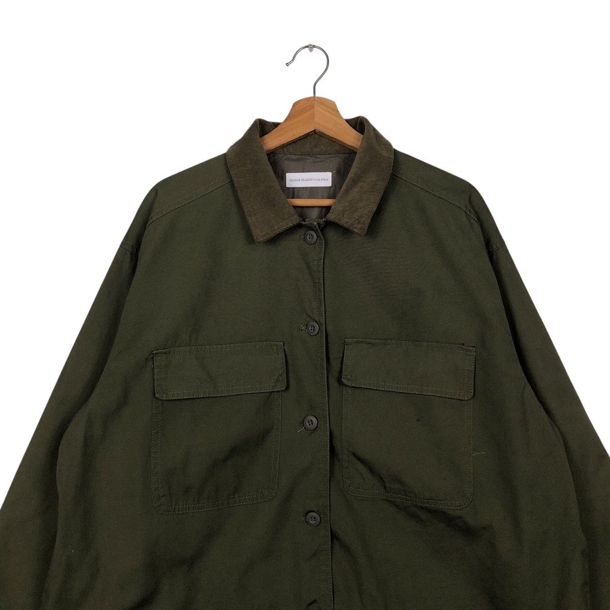 Japanese Brand × Vintage 📌Vintage Chore Work Jacket Duck Canvas Season Reason Size US L / EU 52-54 / 3 - 4 Thumbnail