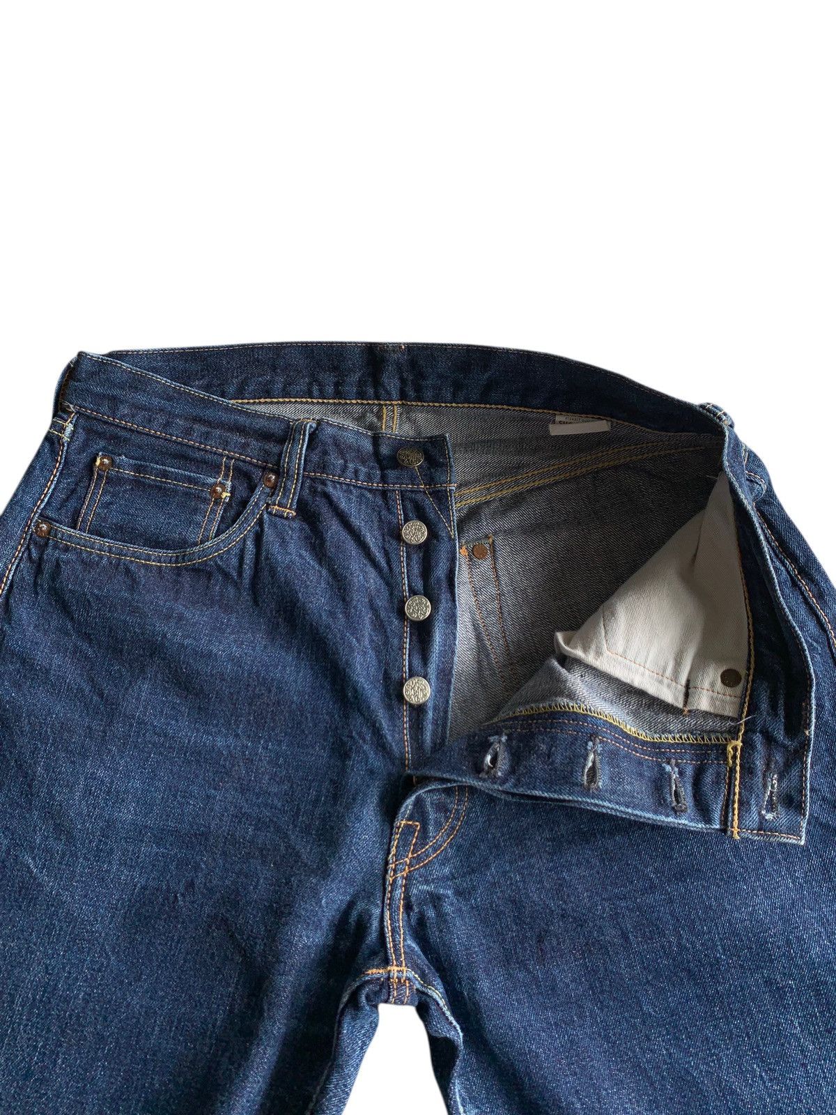 Sugar Cane VINTAGE SUGAR CANE’S STAR SELVEDGE BUTTON FLY JAPANESE DENIM Size US 32 / EU 48 - 17 Thumbnail