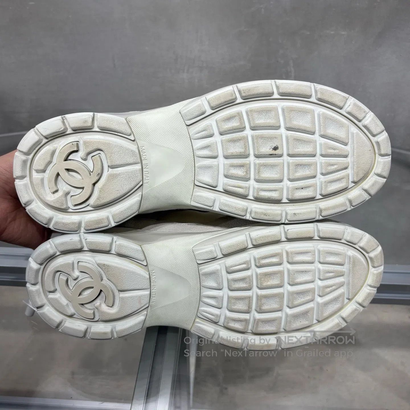 Chanel Chanel Double C Sports Casual Shoes, Mi White Size US 8 / EU 41 - 7 Thumbnail
