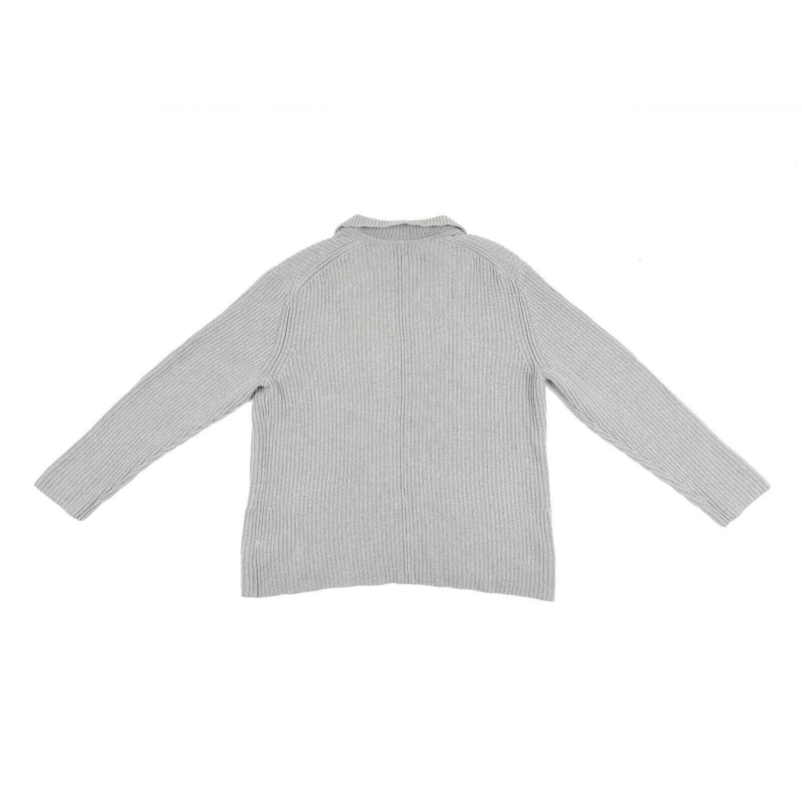 Polo Ralph Lauren Polo Ralph Lauren Cotton Cashmere Blazer Cardigan Gray Size US XXL / EU 58 / 5 - 4 Thumbnail