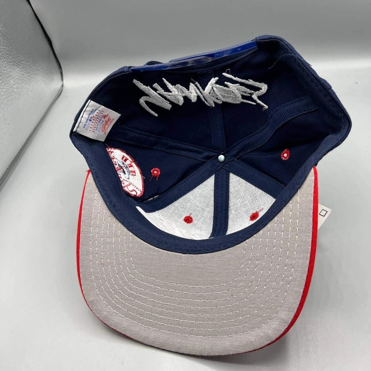 Signatures × Vintage New York Yankees Hat Men Signatures MLB Snap Back Cap New Size ONE SIZE - 6 Thumbnail