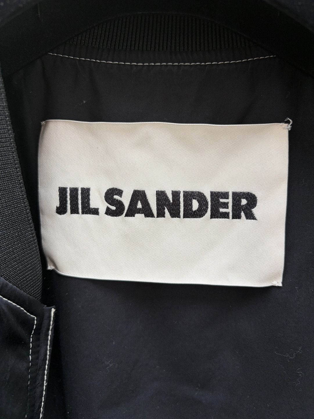 Jil Sander JIL SANDER BLACK Satin Patch Bomber jacket MA-1 Size US XL / EU 56 / 4 - 3 Thumbnail