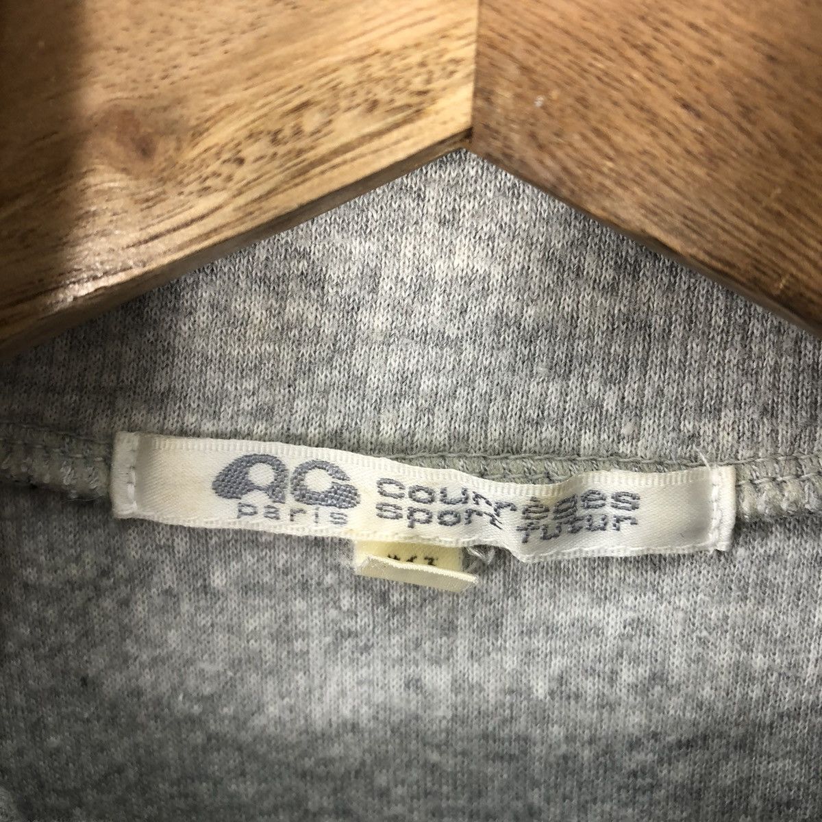 Courreges COURREGES Embroidery Spellout Half Zip Sweatshirt Size US M / EU 48-50 / 2 - 4 Thumbnail