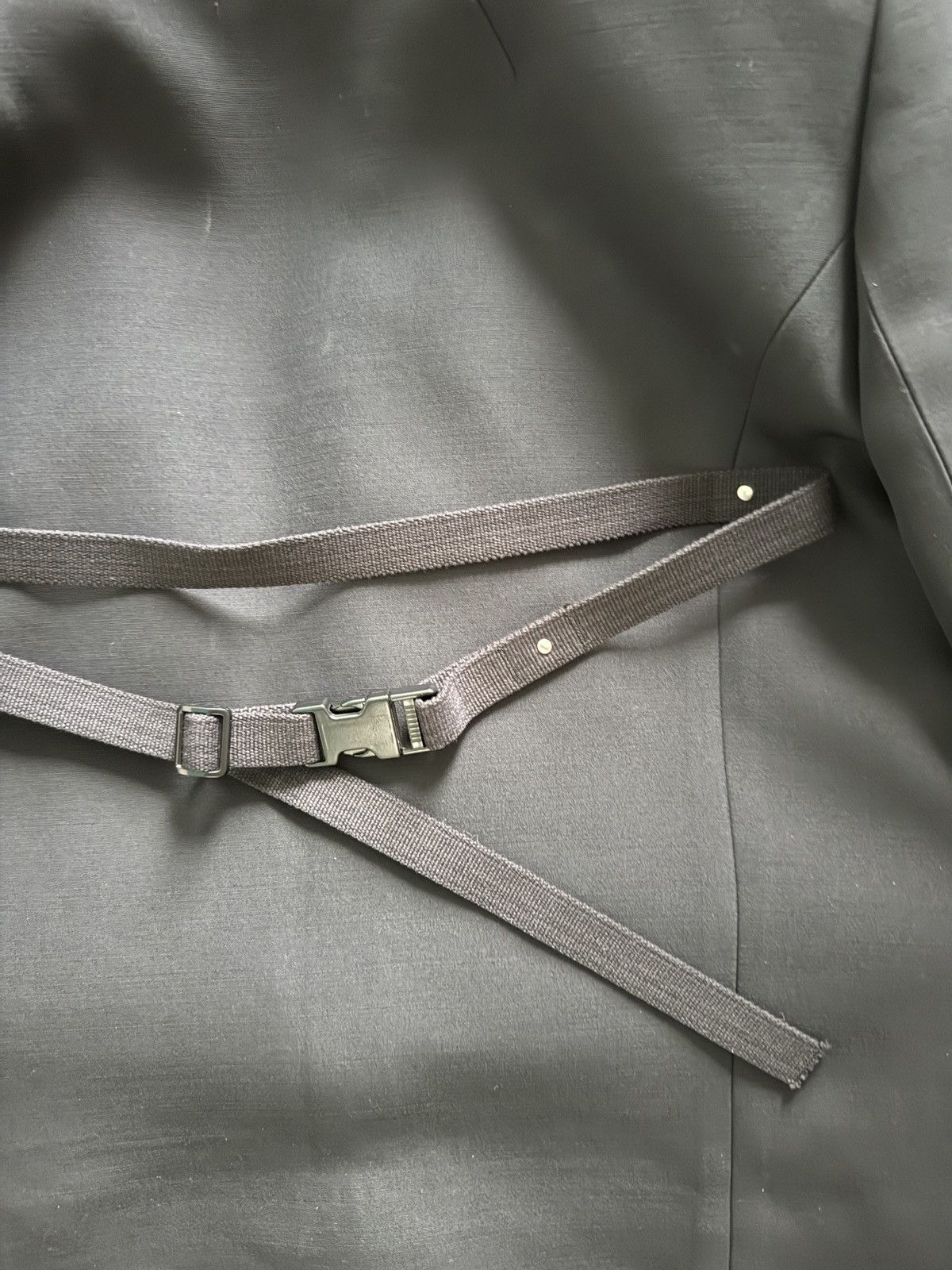 Rick Owens LAST DROP Alice jacket with Neue shoulders, silk / wool Size 40S - 8 Thumbnail