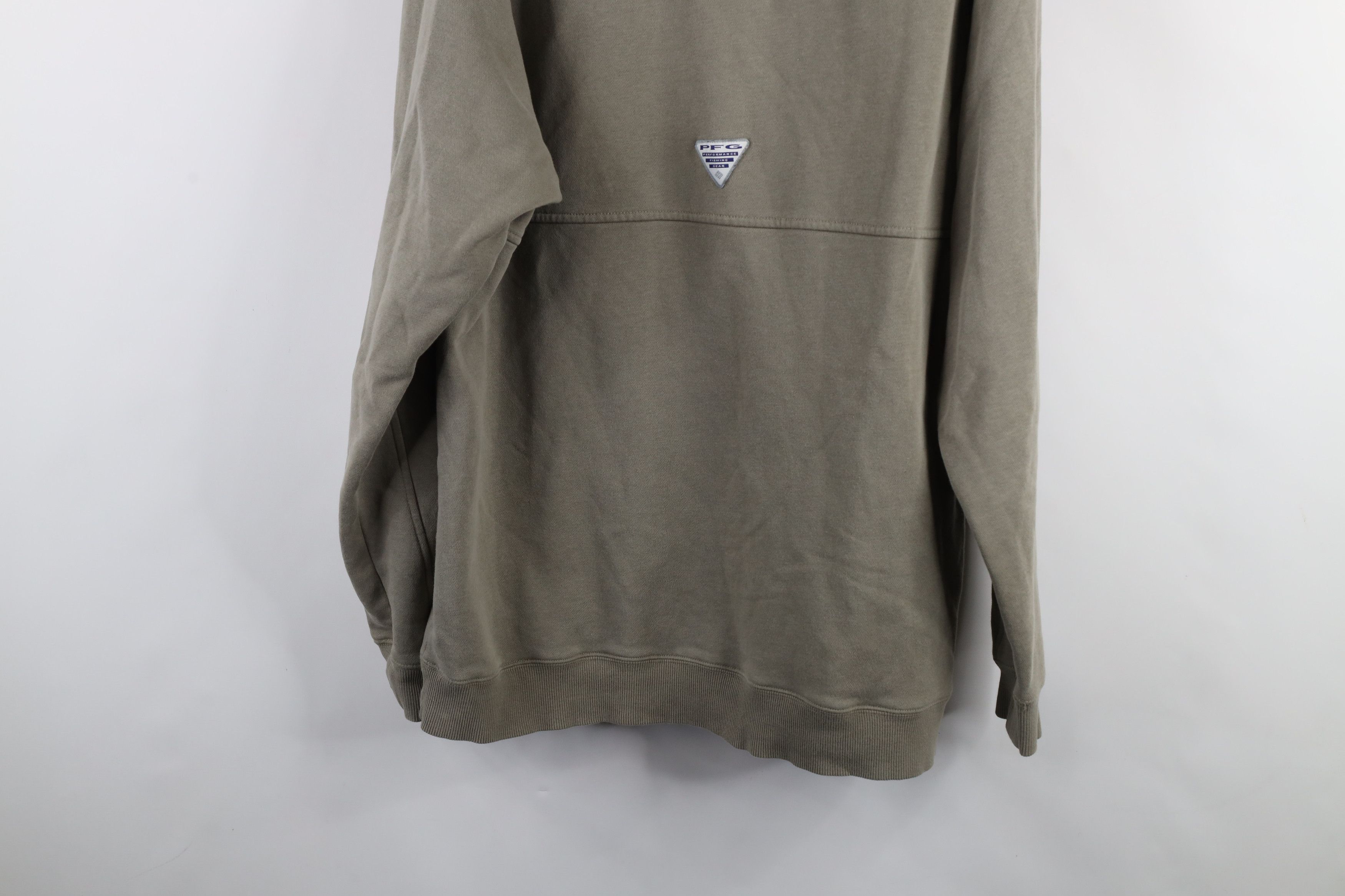 Columbia × Vintage Vintage Y2K Columbia PFG Spell Out Hoodie Sweatshirt Green Size US XL / EU 56 / 4 - 15 Thumbnail