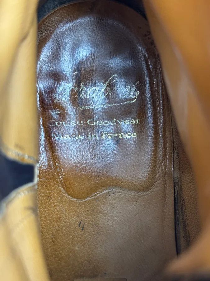 Paraboot Paraboot Black Buckle Leather Boots Size US 8 / EU 41 - 6 Thumbnail