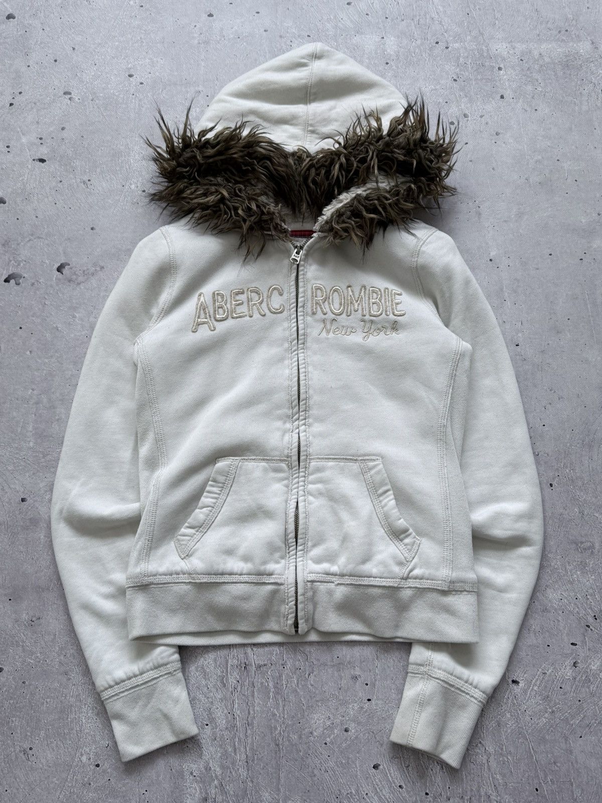 Abercrombie & Fitch Abercrombie Y2K heavy deep hood zip hoodie