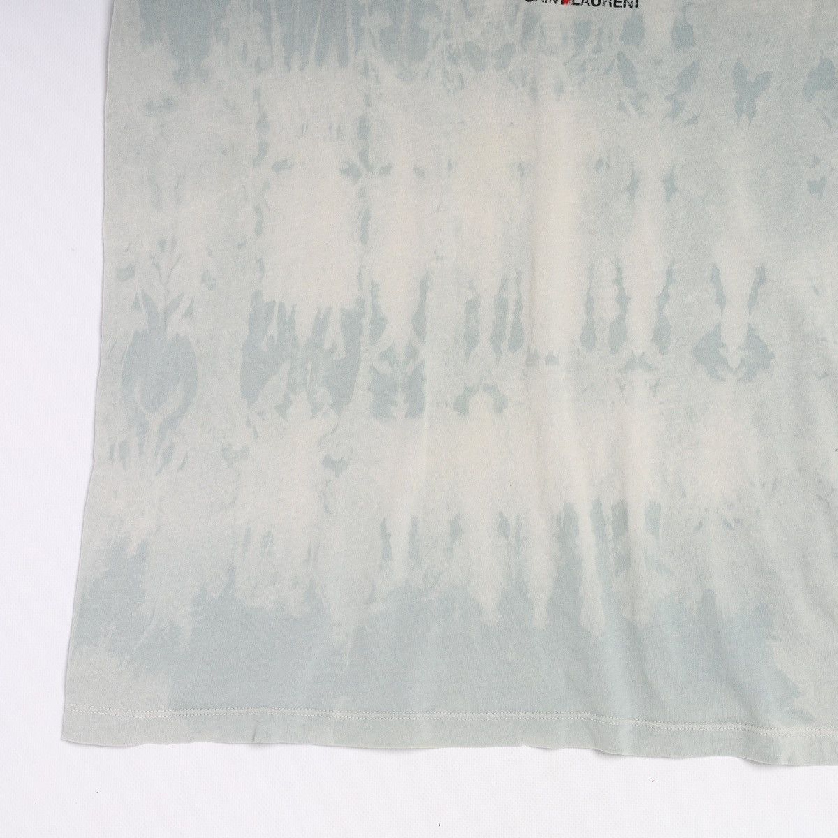 Saint Laurent Paris Saint Laurent Tie Dye Printed Tee T-shirt Blue Center Logo Size US L / EU 52-54 / 3 - 3 Thumbnail