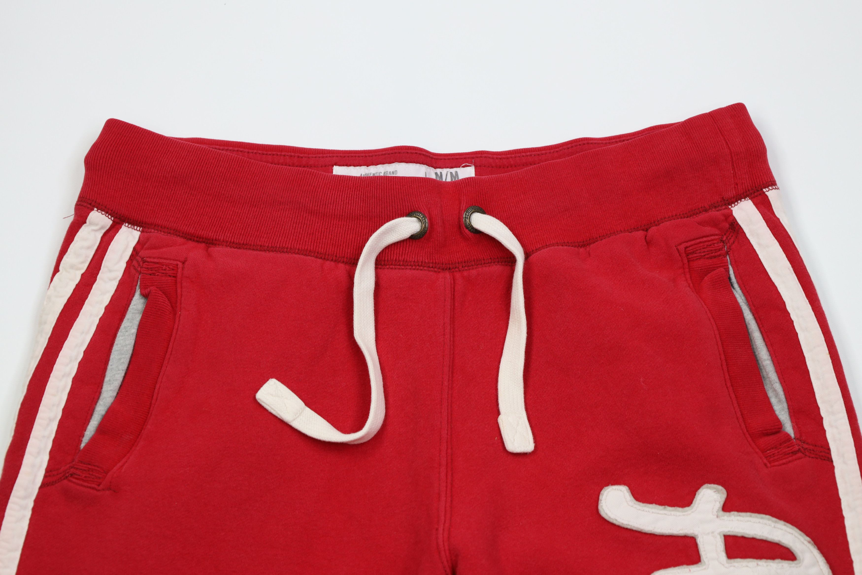 Aeropostale Vintage 90s Y2K Aeropostale Wide Leg Sweatpants Pants Red Size US 36 / EU 52 - 2 Thumbnail