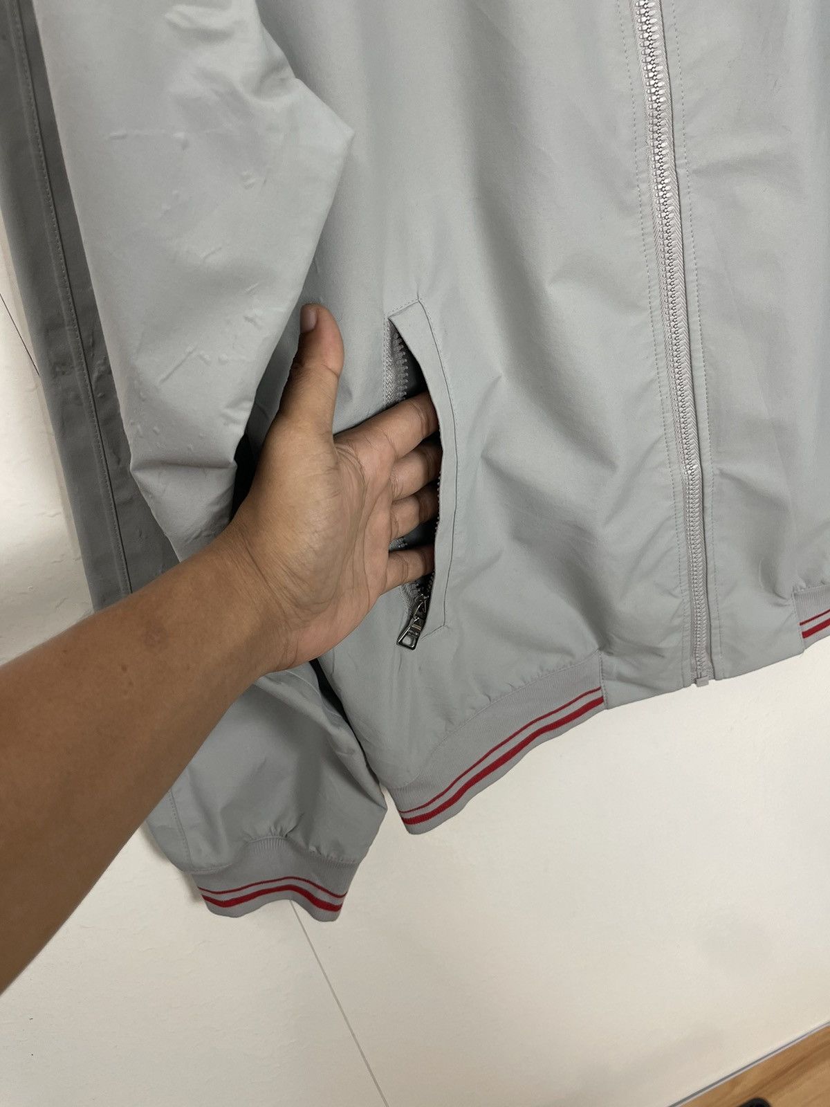 Prada Prada Nylon Shell Gore-Tex Windstopper Jacket 2009 Grey Size US M / EU 48-50 / 2 - 8 Thumbnail