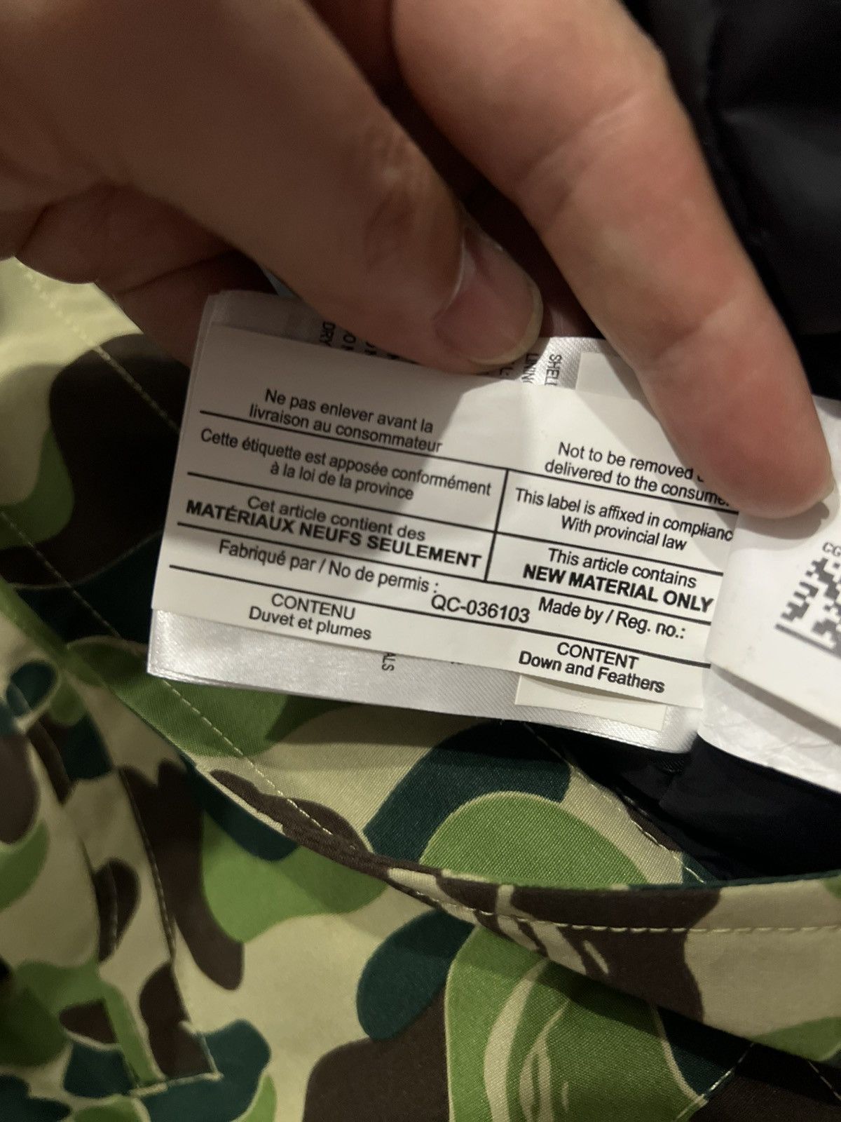 Bape × Canada Goose 2021 BAPE x Canada Goose x Concepts Chilliwack Jacket Size US L / EU 52-54 / 3 - 8 Thumbnail