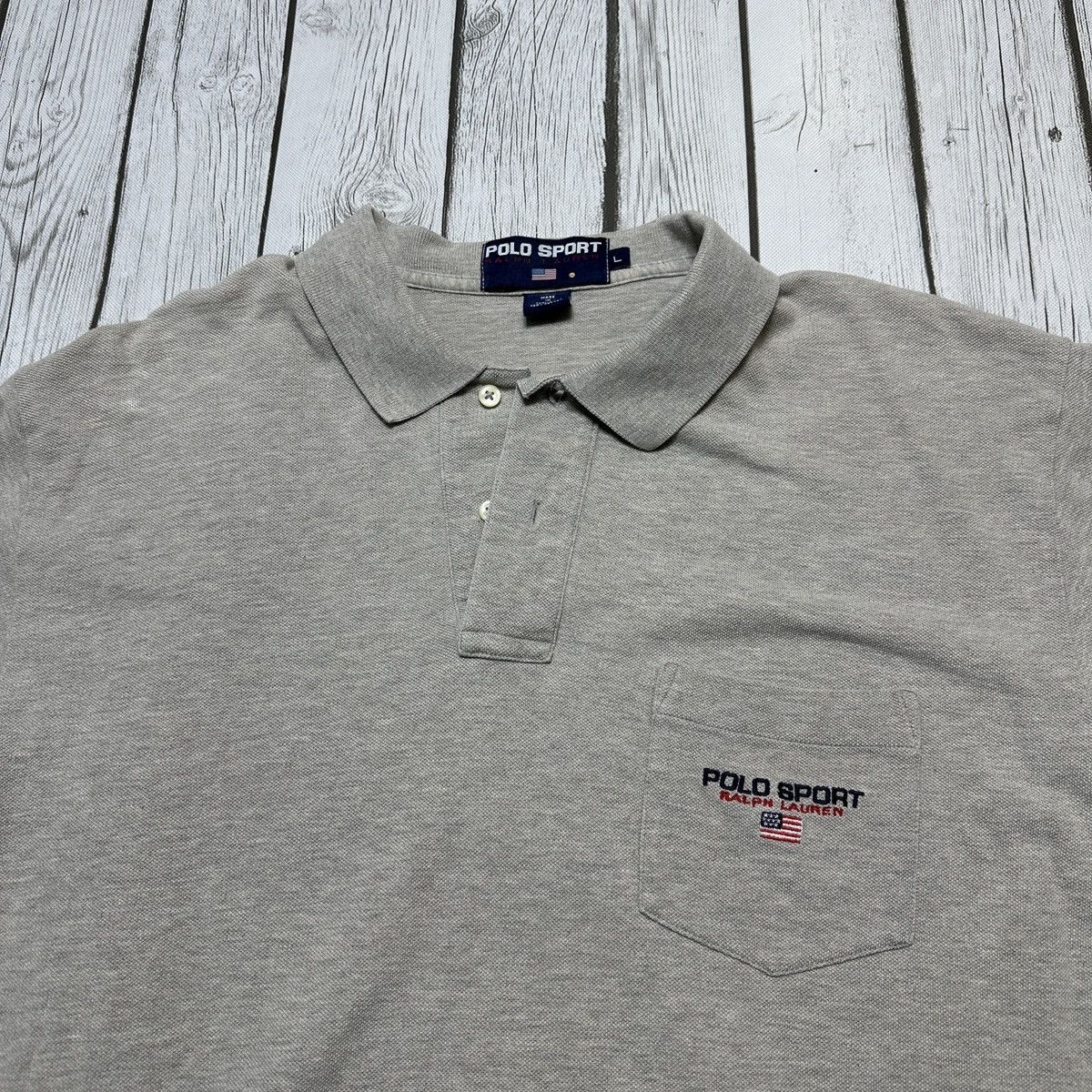 Vintage Vintage Polo Sport shirt Size US L / EU 52-54 / 3 - 3 Thumbnail