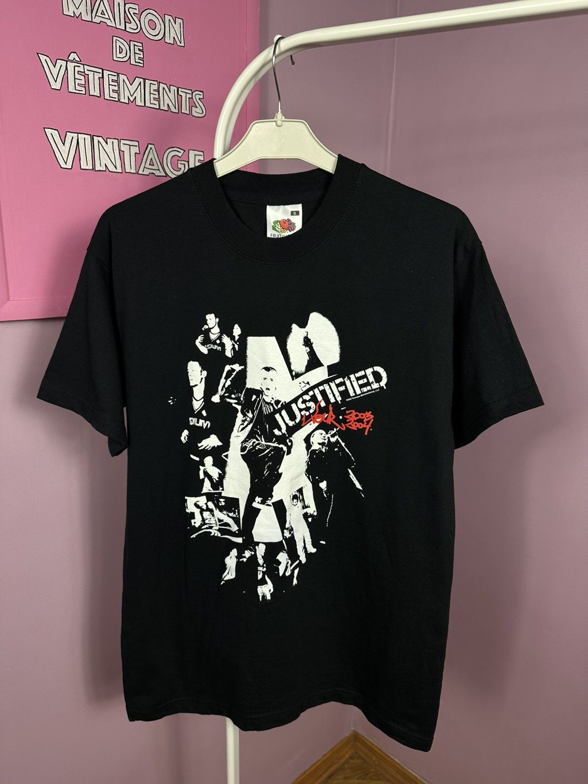 Fruit Of The Loom Justin Timberlake Justified 2003 Vintage T Shirt Band Tee Size US S / EU 44-46 / 1 - 1 Thumbnail
