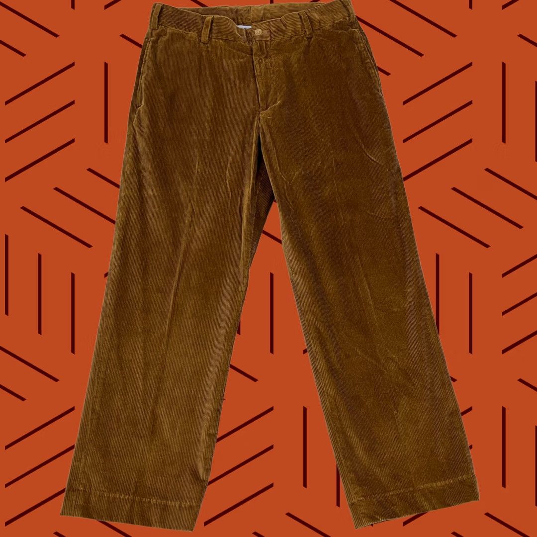 Bills Khakis Bills Khakis Pants Mens 34x28 Corduroy Brown M2 Classic Fit Trousers Size US 34 / EU 50 - 1 Thumbnail