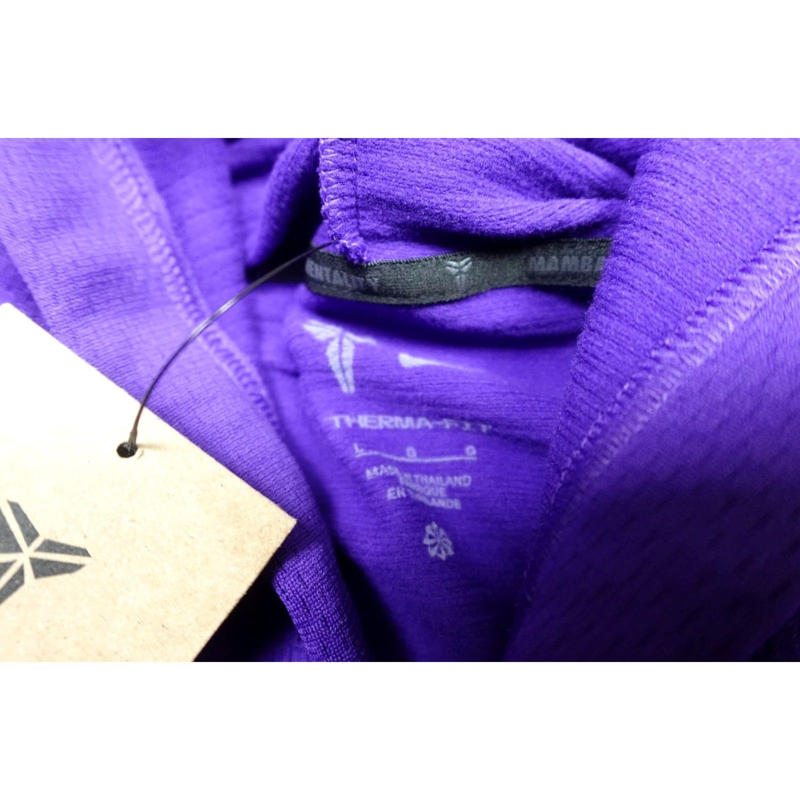 Nike Nike Kobe Hoodie Mens Large Purple Sweatshirt Sweater Basketball Therma-Fit Size US L / EU 52-54 / 3 - 3 Thumbnail