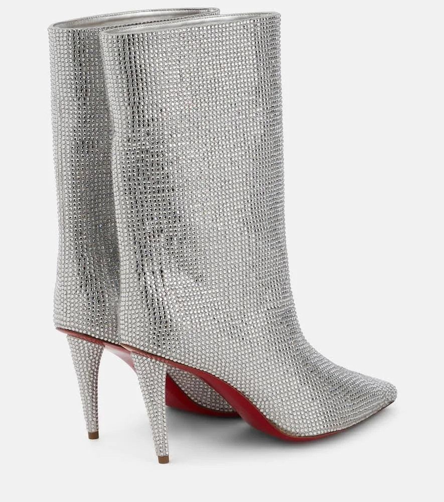 Christian Louboutin o1s1wg111024 Ankle Boots in Silver Size US 12 / IT 42 - 8 Thumbnail