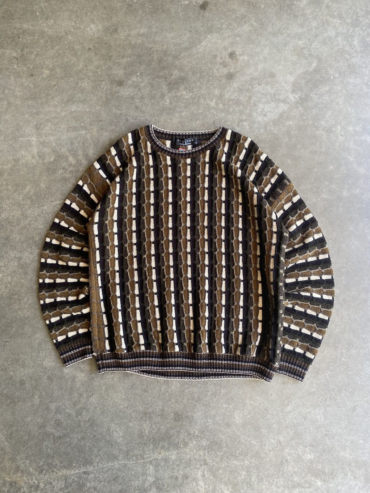 Protege 90s Protégé Coogi Style Essential Boxy Vintage Sweater Size US L / EU 52-54 / 3 - 1 Thumbnail