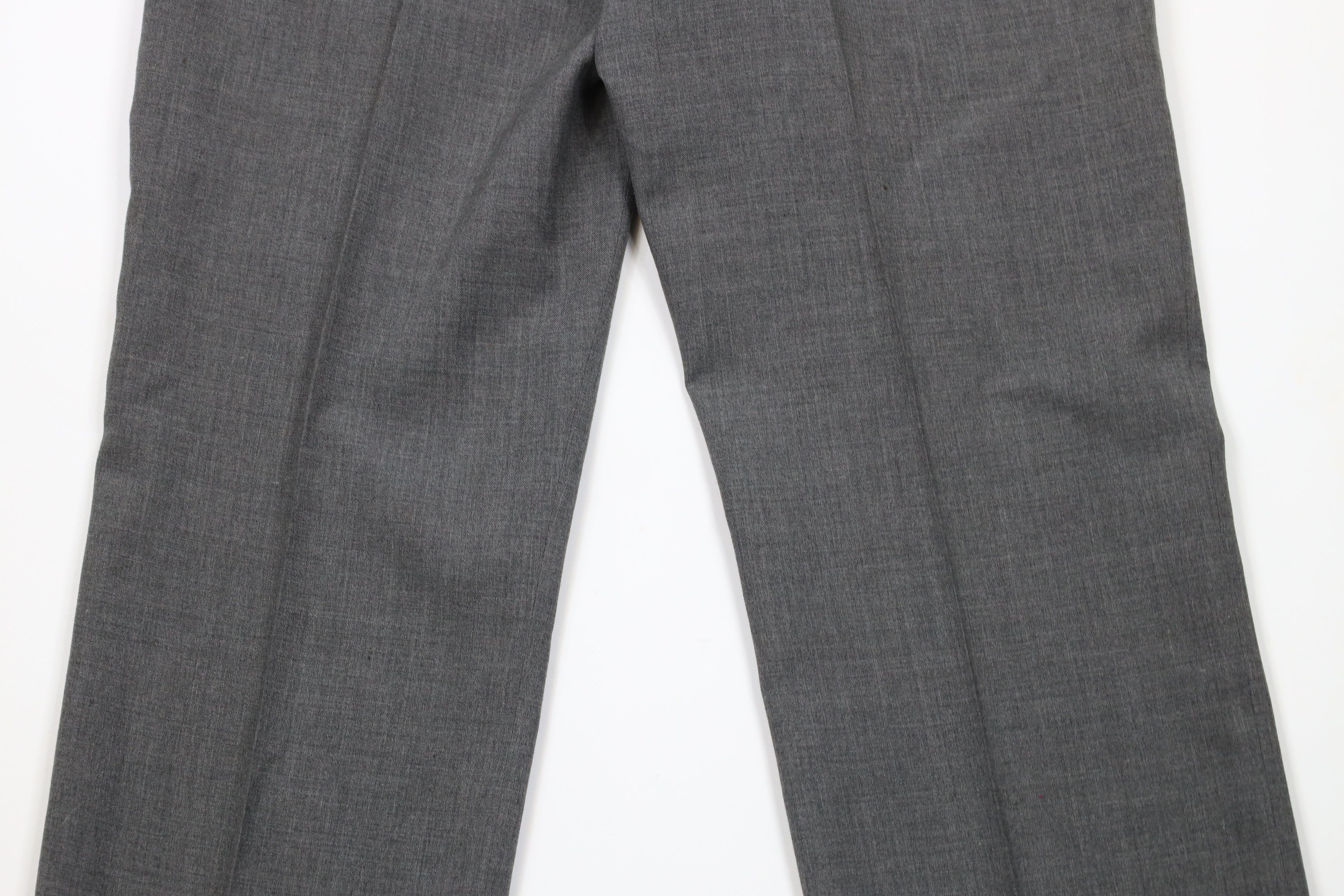 Vintage Vintage 70s Streetwear Flared Wide Leg Chino Pants Gray USA Size US 36 / EU 52 - 10 Thumbnail