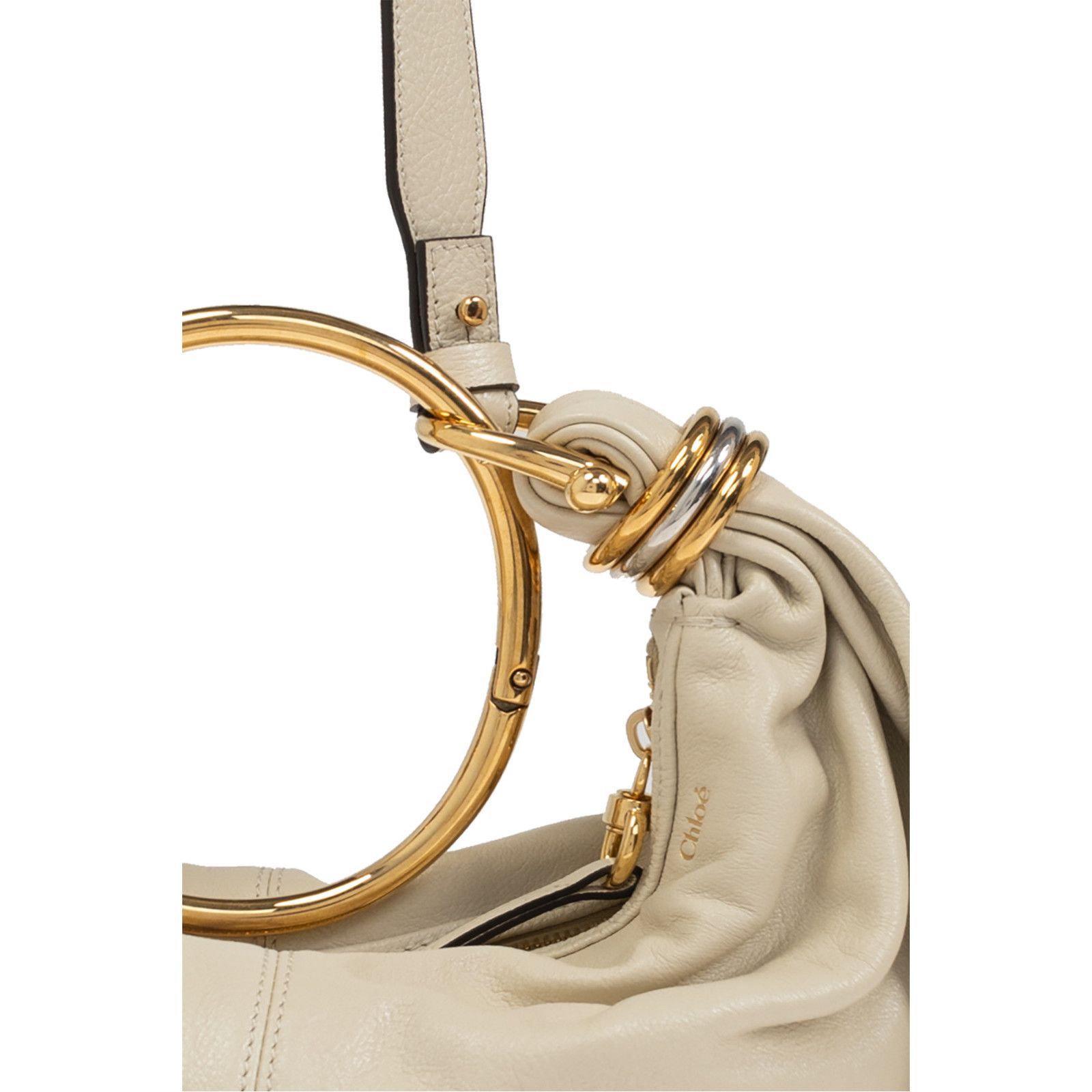 Chloe Chloe Small Bracelet Vegetal Beige Grained Leather Shoulder Size ONE SIZE - 5 Thumbnail