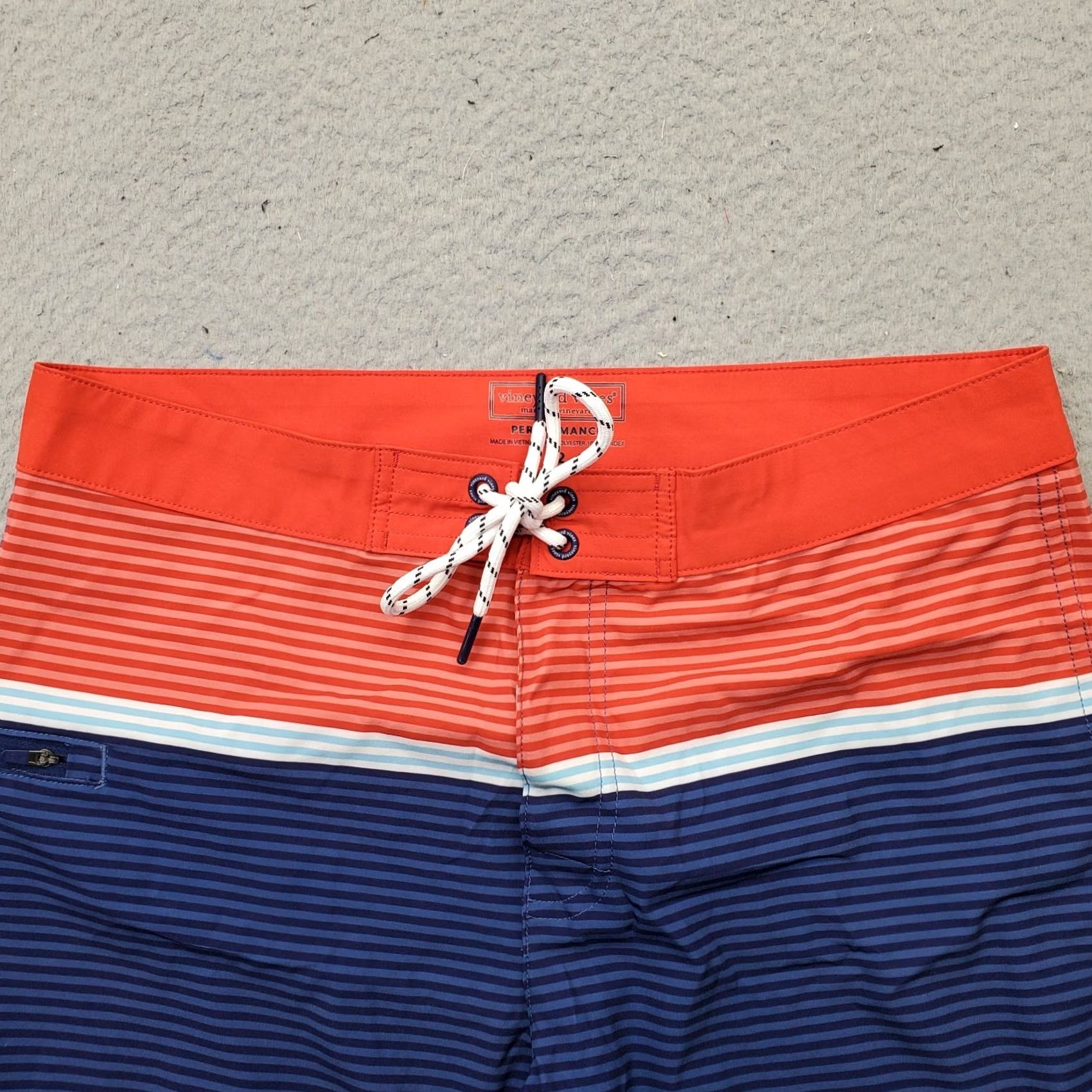 Vineyard Vines VINEYARD VINES Mens Board Shorts 32 Multicolor Striped Performance Surfing Water Polo Mens Size 32 Board Shorts Size US XS / EU 42 / 0 - 7 Thumbnail