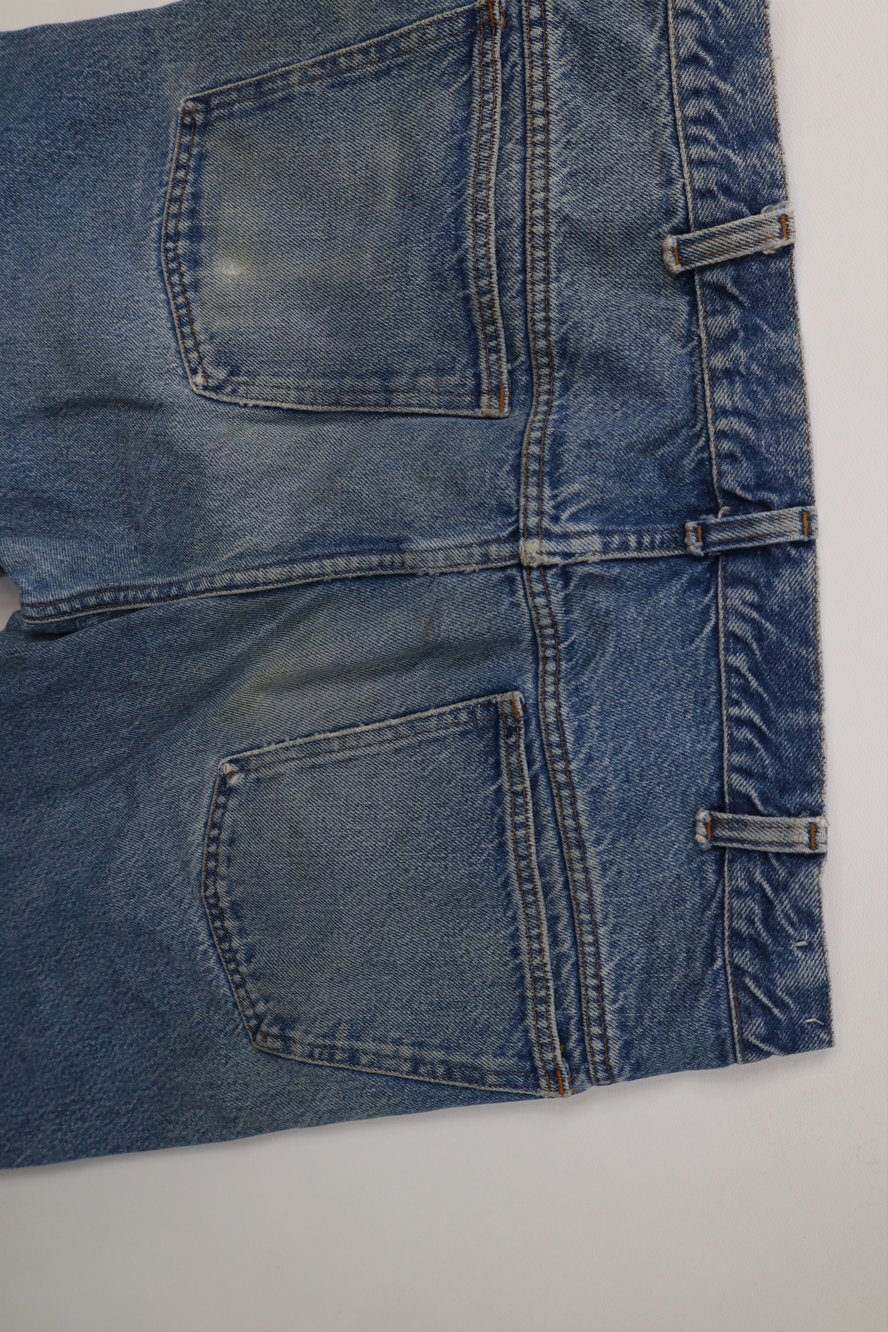 Vintage Vintage 70s Streetwear Wide Leg Denim Jeans Blue Cotton USA Size US 34 / EU 50 - 15 Thumbnail