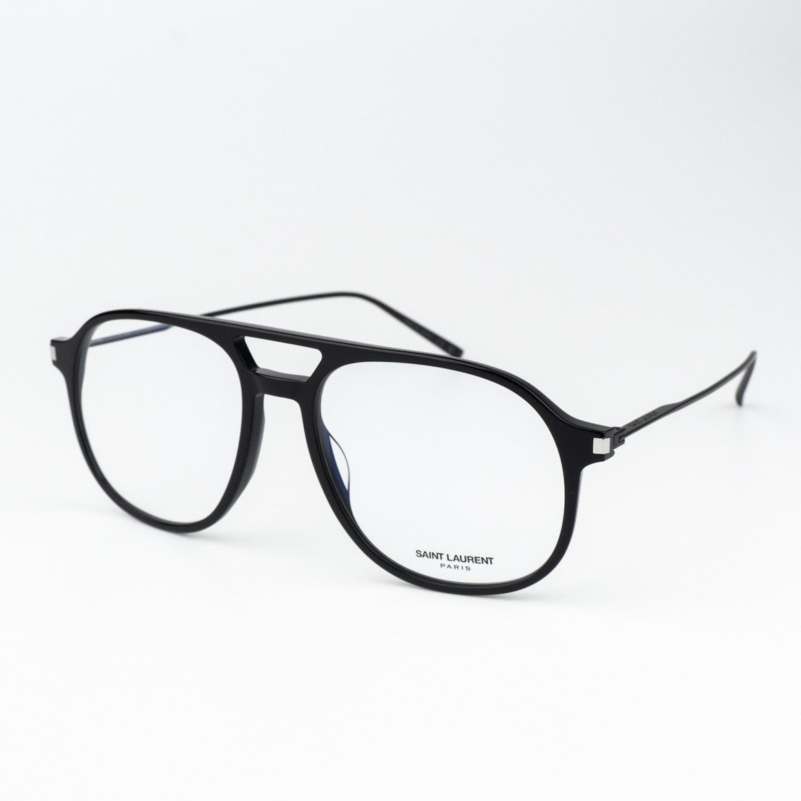 Saint Laurent Paris NEW Saint Laurent SL626 001 Black Aviator Unisex Eyeglasses Size ONE SIZE - 1 Thumbnail