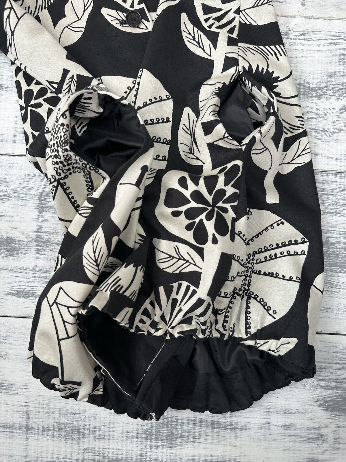 Marimekko MARIMEKKO Evinka Floral Print Light Jacket size 36 Size XS / US 0-2 / IT 36-38 - 14 Thumbnail